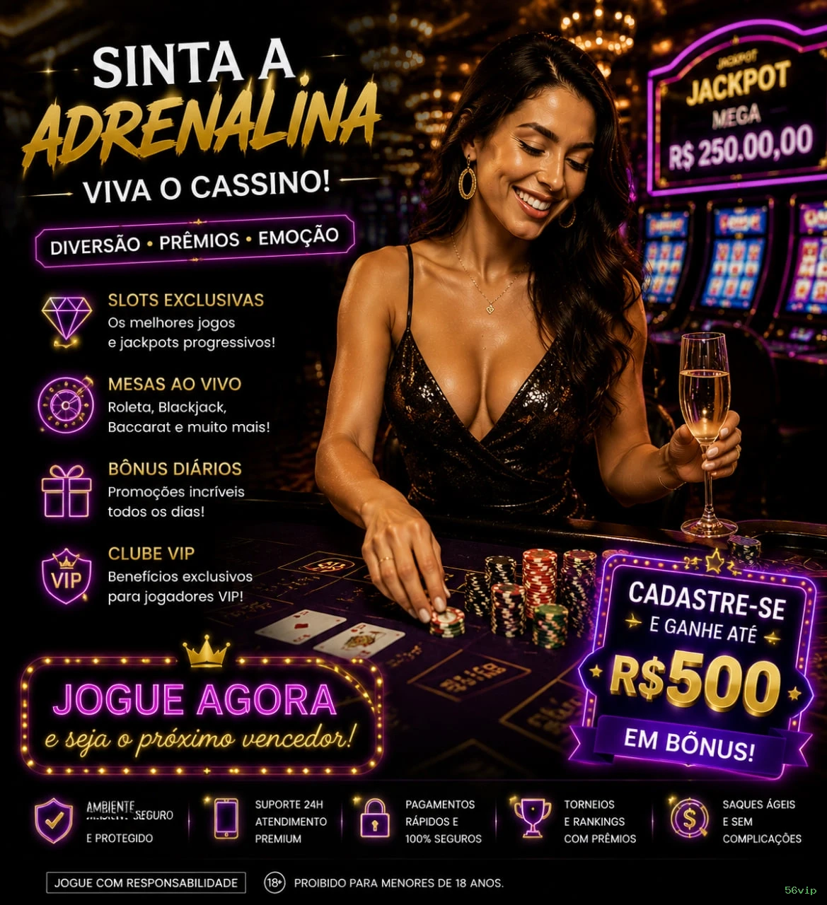 Cadastro Rápido 56vip - Processo Simples em 2 Minutos